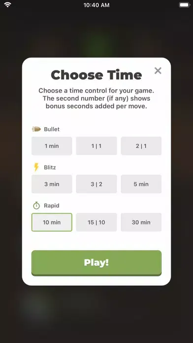 Ảnh chụp màn hình của Chess - Play & Learn+